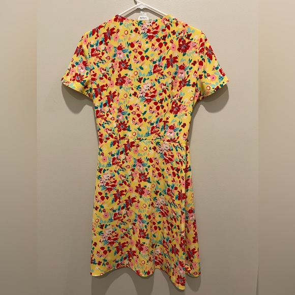 J. Crew EUC yellow floral dress 6 - Picture 6 of 6